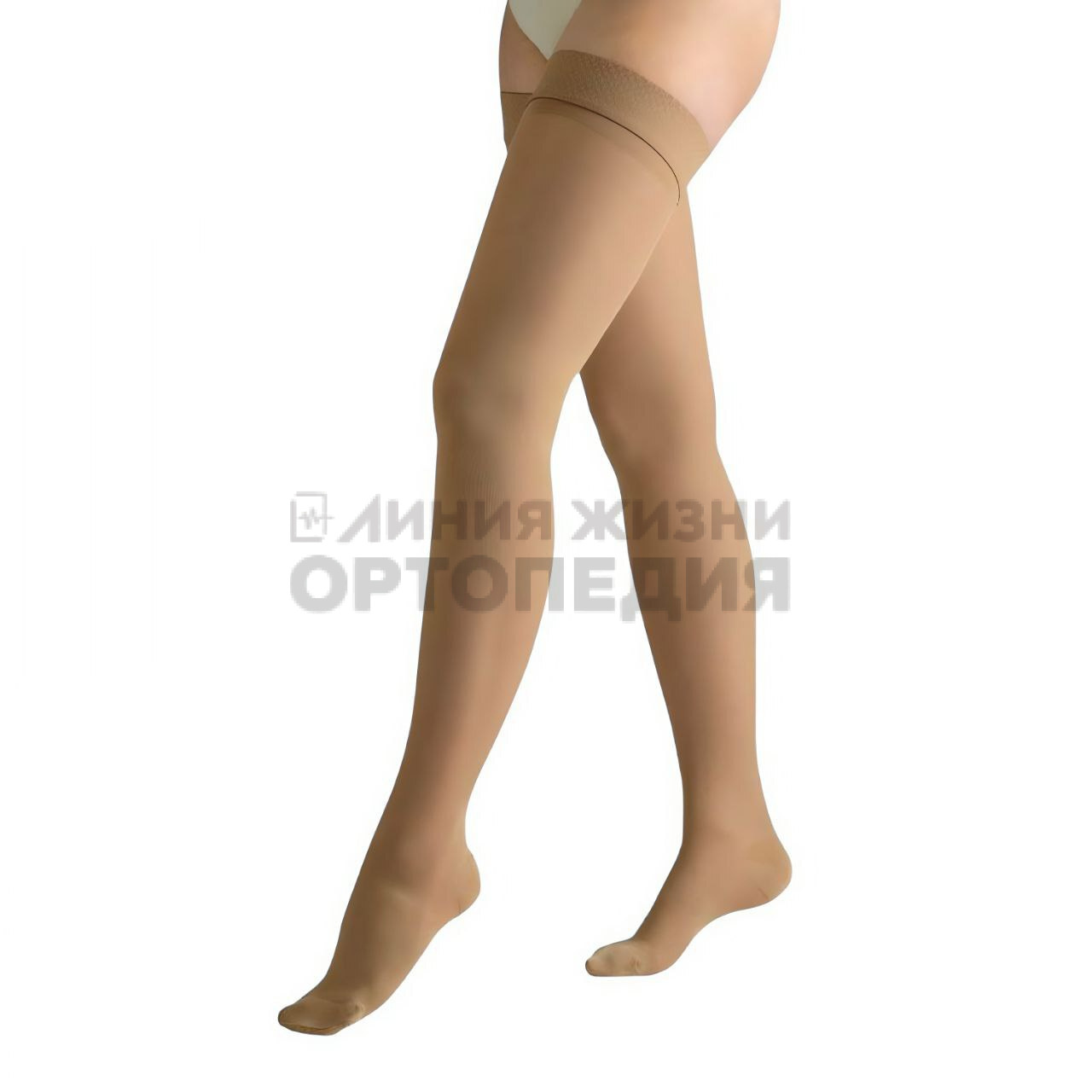 [140] Чулки бедренные антиварикозные с резинкой  Normal цвет:8001