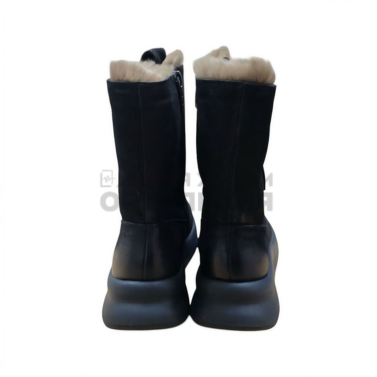 [Z53-ZM201-3] Полусапоги женские, цвет черный (LIFEXPERT)