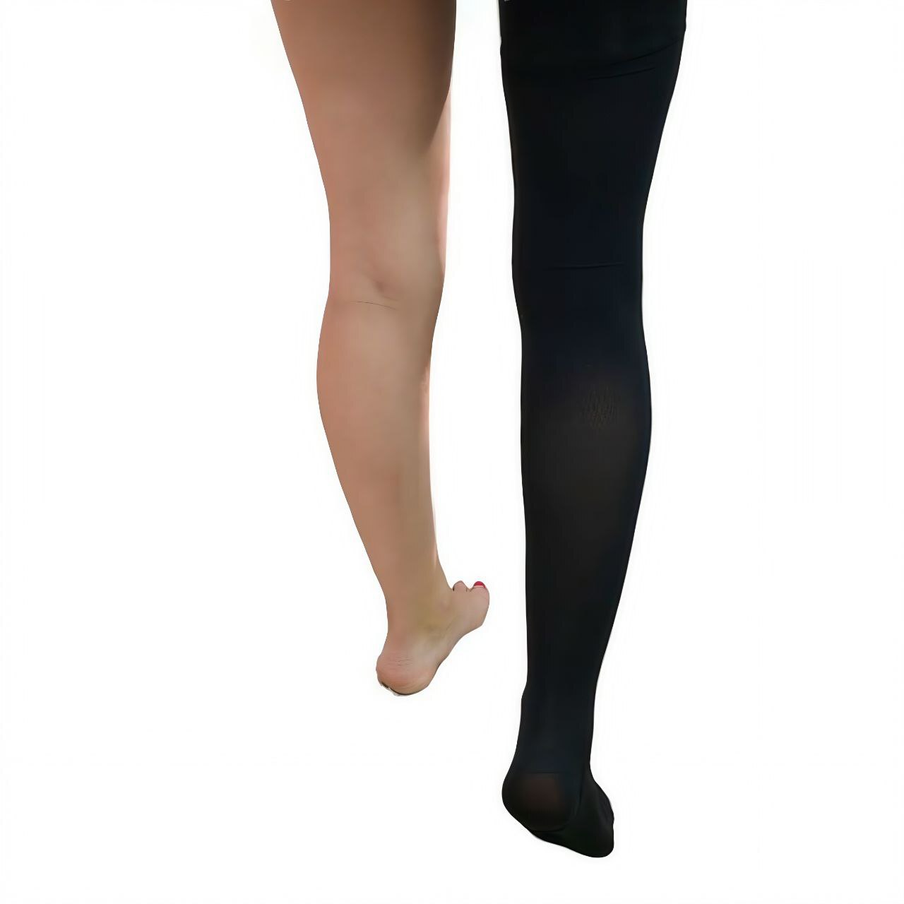 [360] Чулки бедренные антиварикозные с резинкой Long  цвет:9999