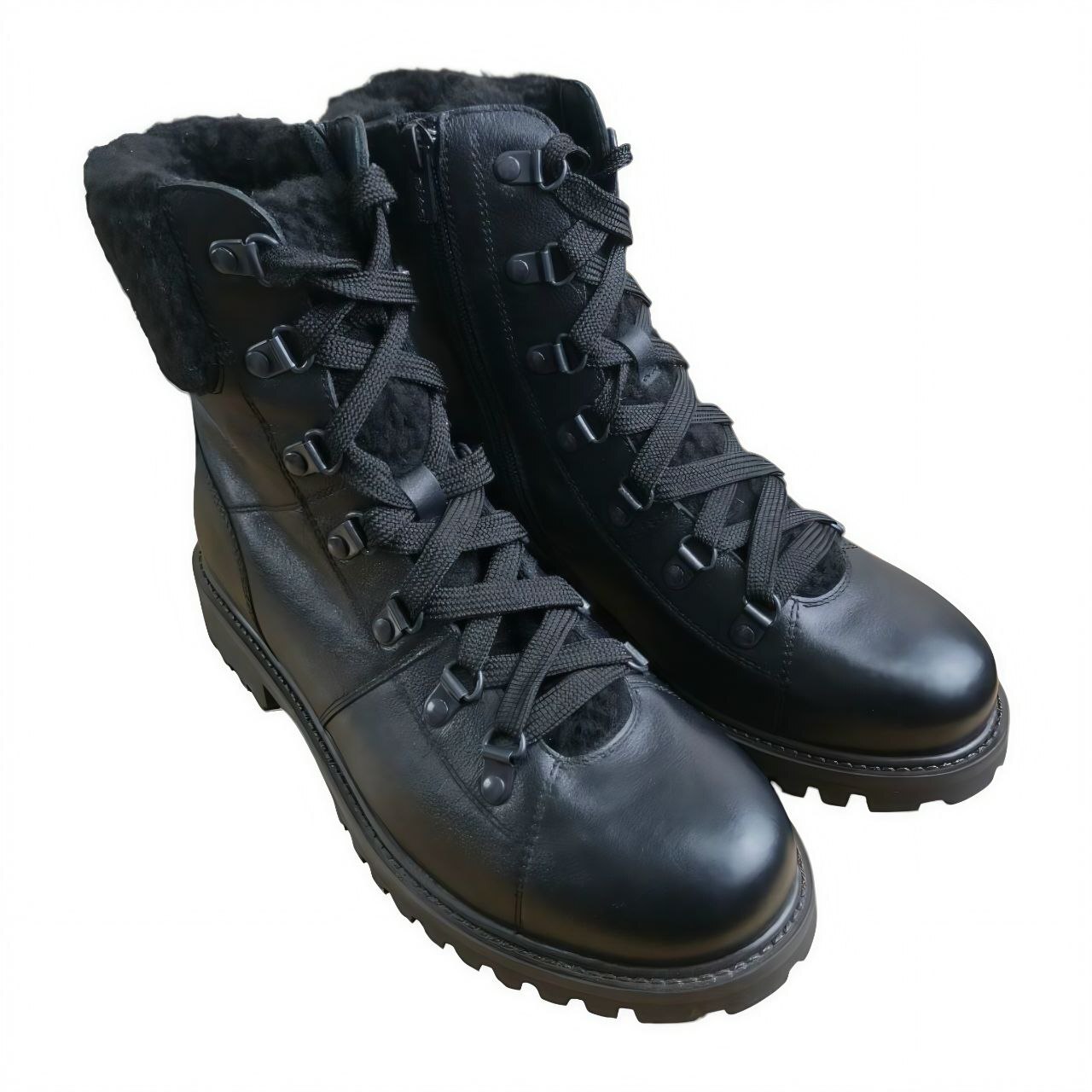 [Н844213Б01Ш]Ботинки женские ASPEN / 38 / Черный / Ботинки / Женский / Зима / Да / Riveri