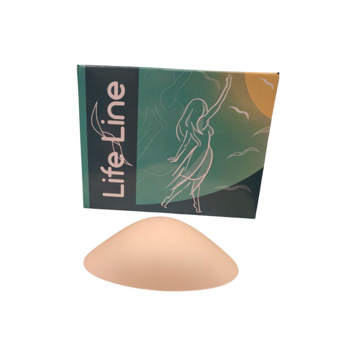 [ЭПМЖ-У-О-Т]Экзопротез молочной железы универс.треугольный облегченный / 6 / Натуральный / Экзопротез / Да / LifeLine