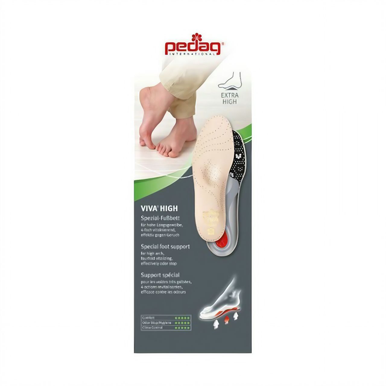 [189] Стельки-супинаторы pedag VIVA HIGH