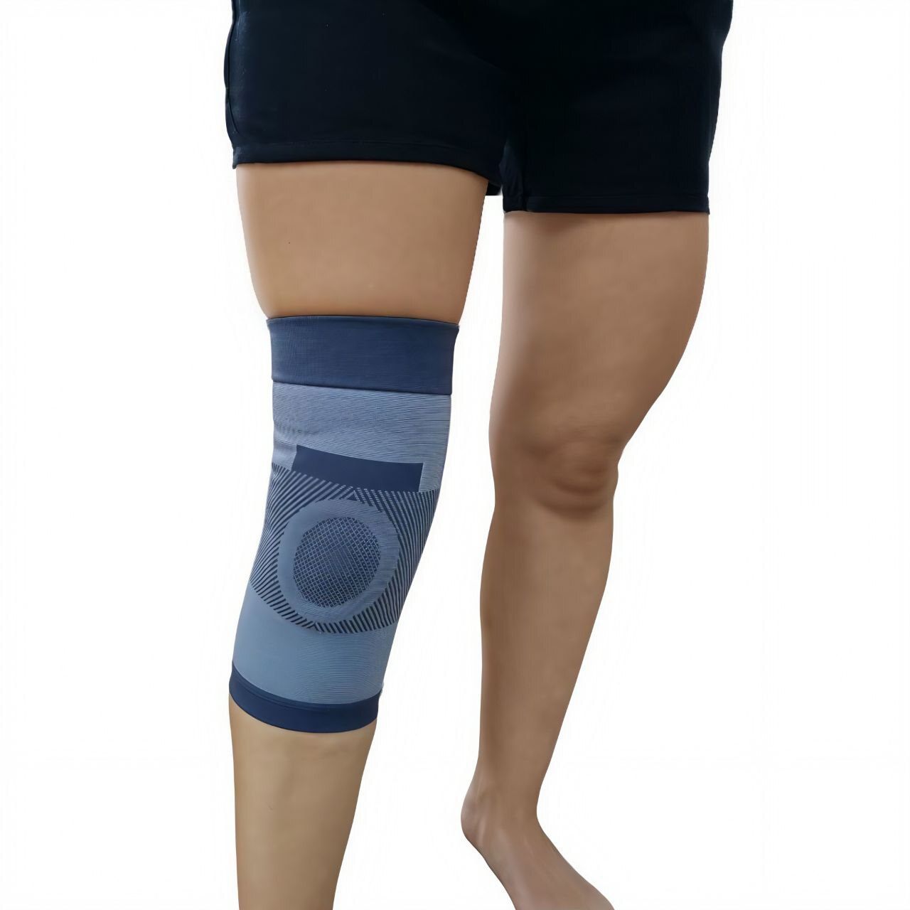 [Т.44.05] Бандаж компрессионный на коленный сустав 3D вязка