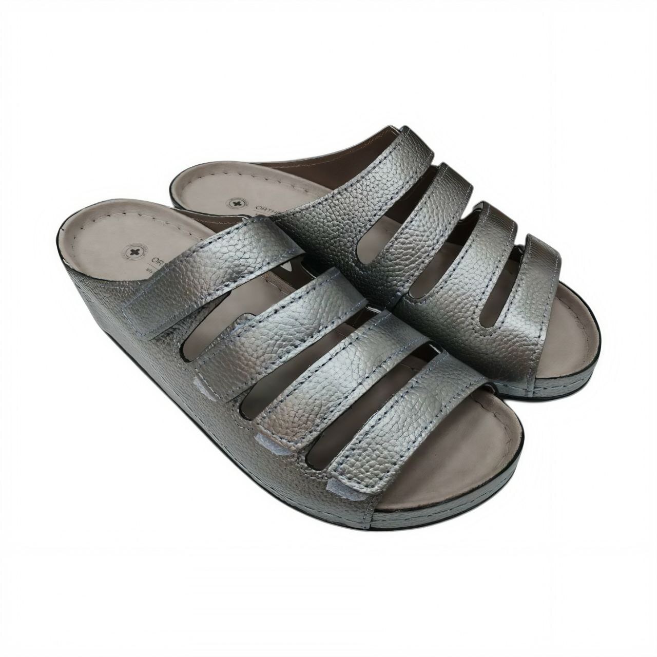 [LM-703.048] Обувь ортопедическая малосложная "LUOMMA" / 38 / Никель / Туфли / Женский / Лето / Да / Ecoten