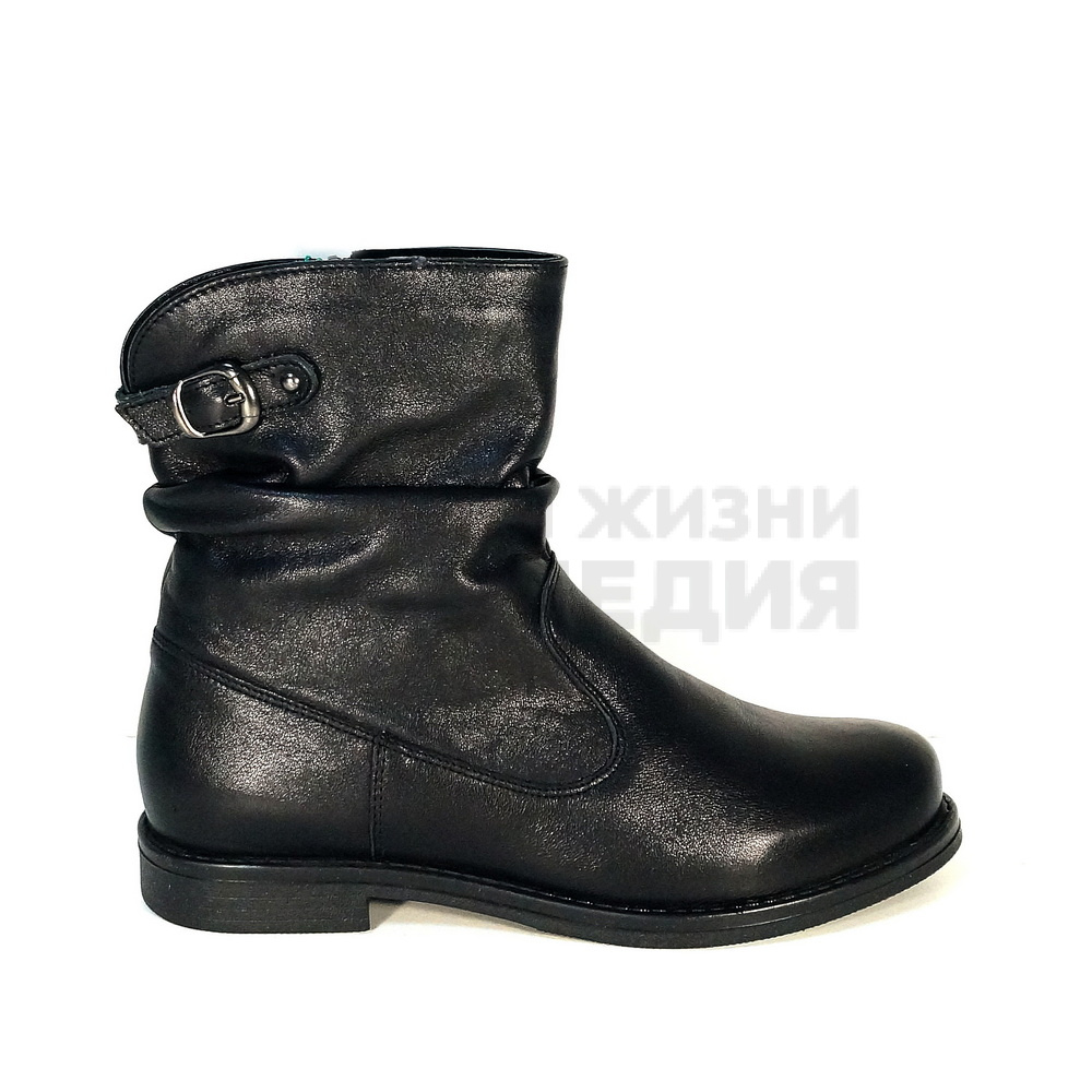 812186, Женские полусапоги демисезонные  черный, 36