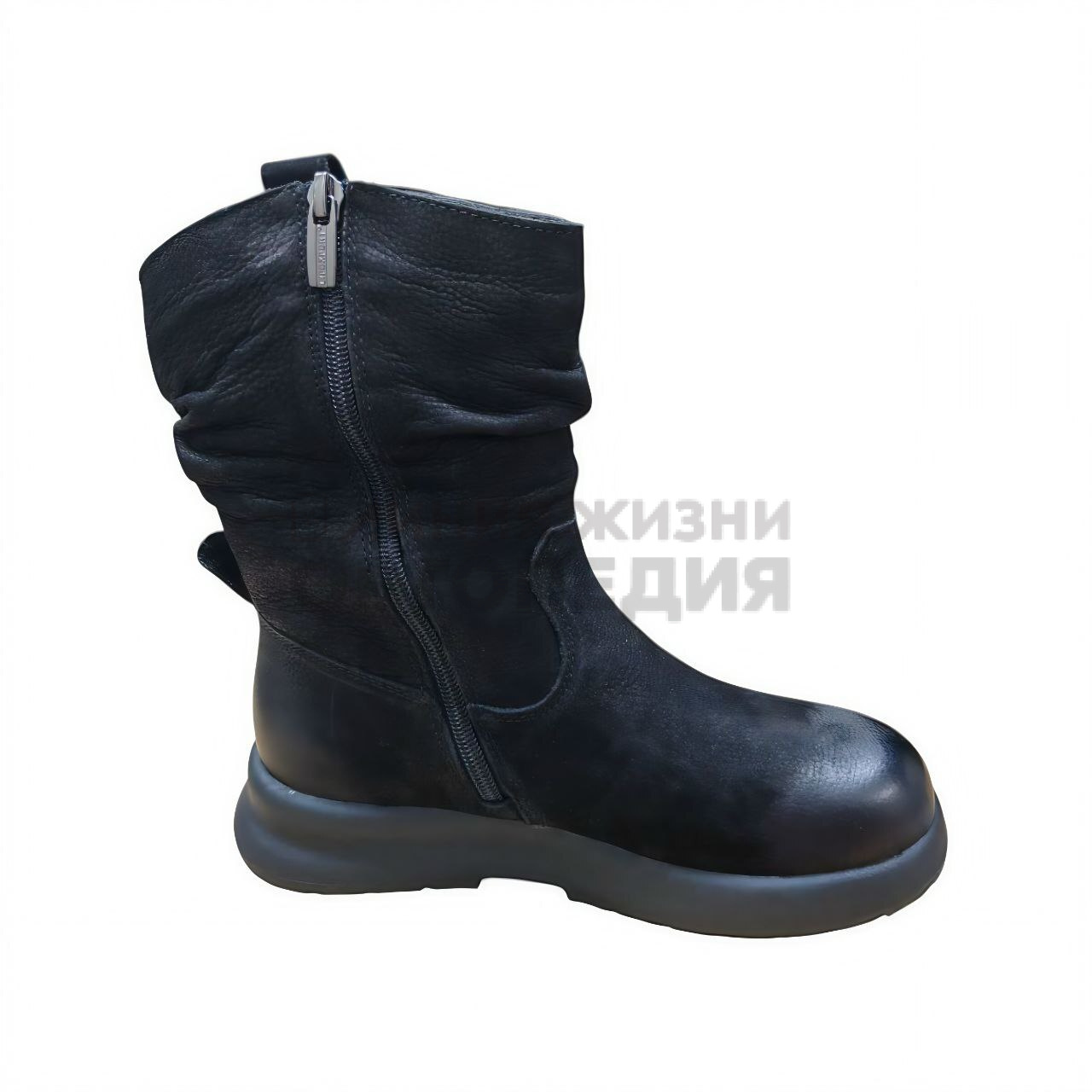 [Z53-ZM196-2] Полусапоги женские,цвет черный (LIFEXPERT)