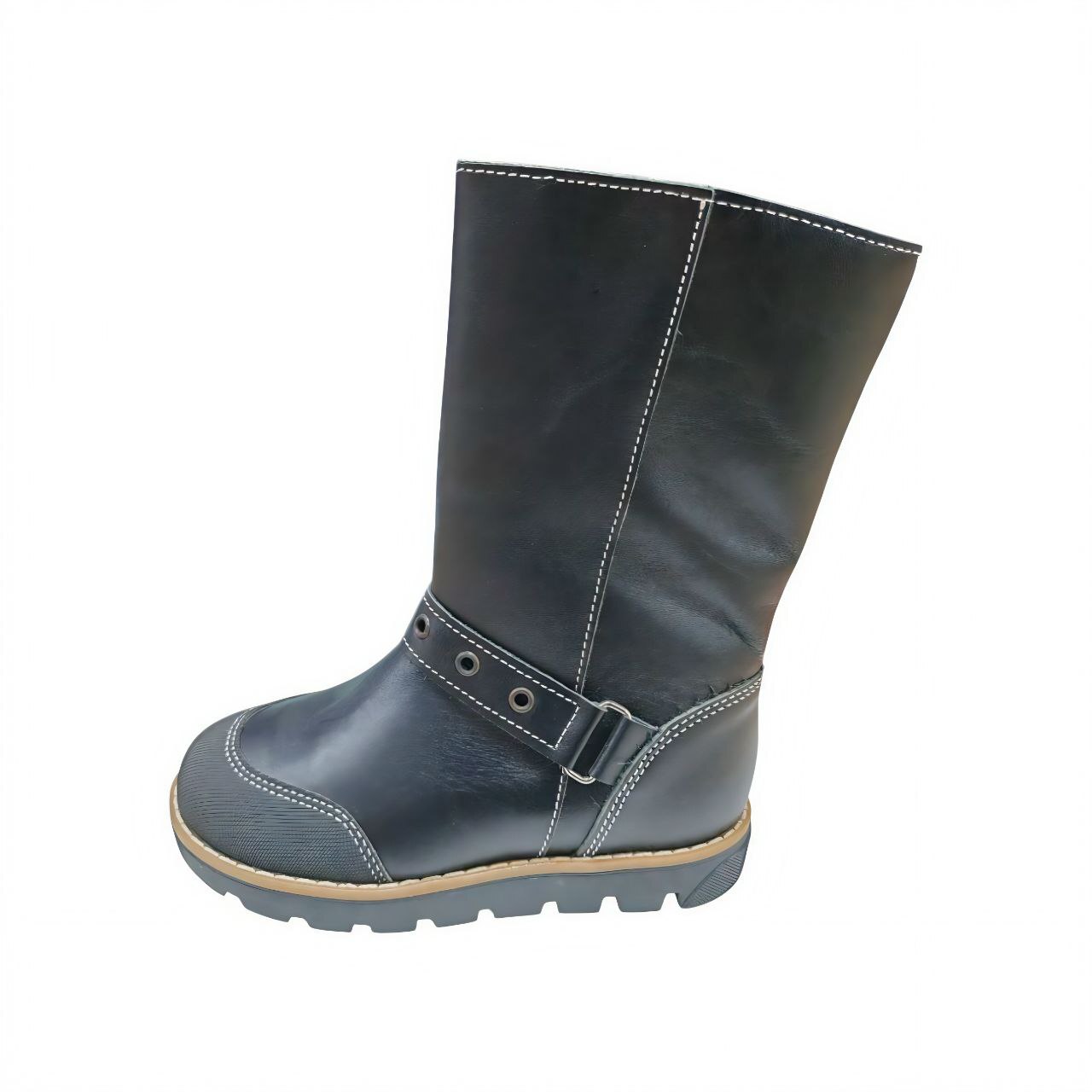 Сапоги детские мех кожа СТОКГОЛЬМ