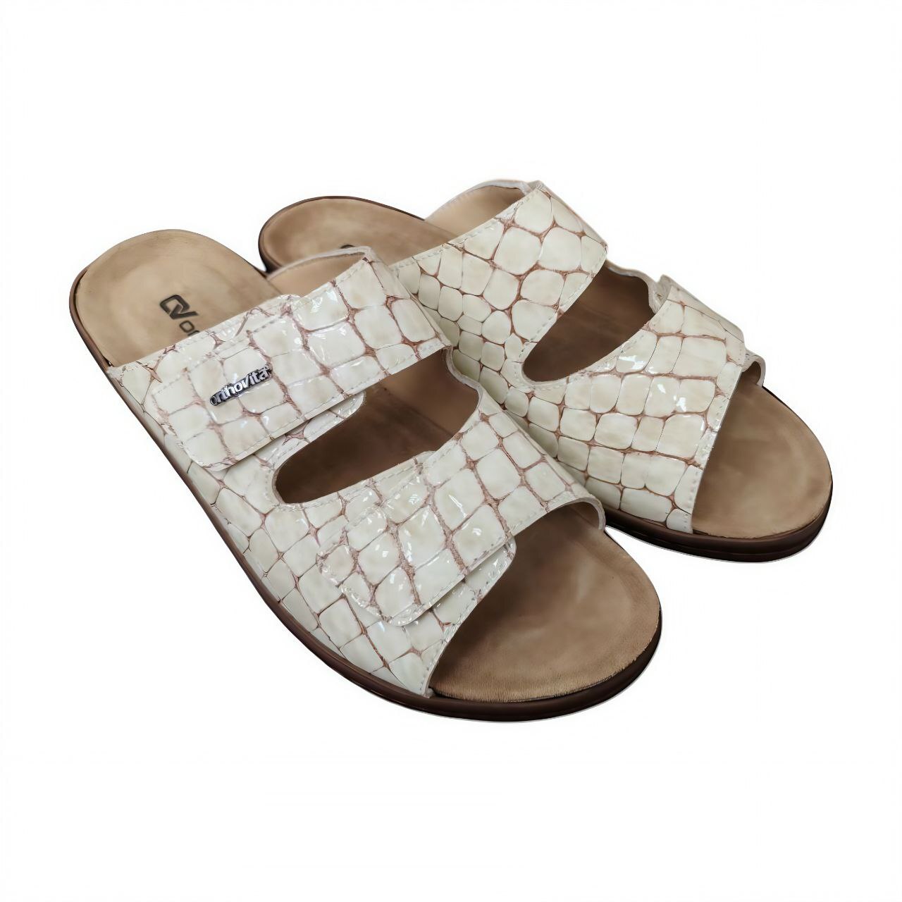 [375]Шлепанцы женские, цвет бежевый (ORTHOVITA COMFORT SHOES) / 37 / Бежевый / Шлепанцы / Женский / Лето / Да / ORTHOVITA