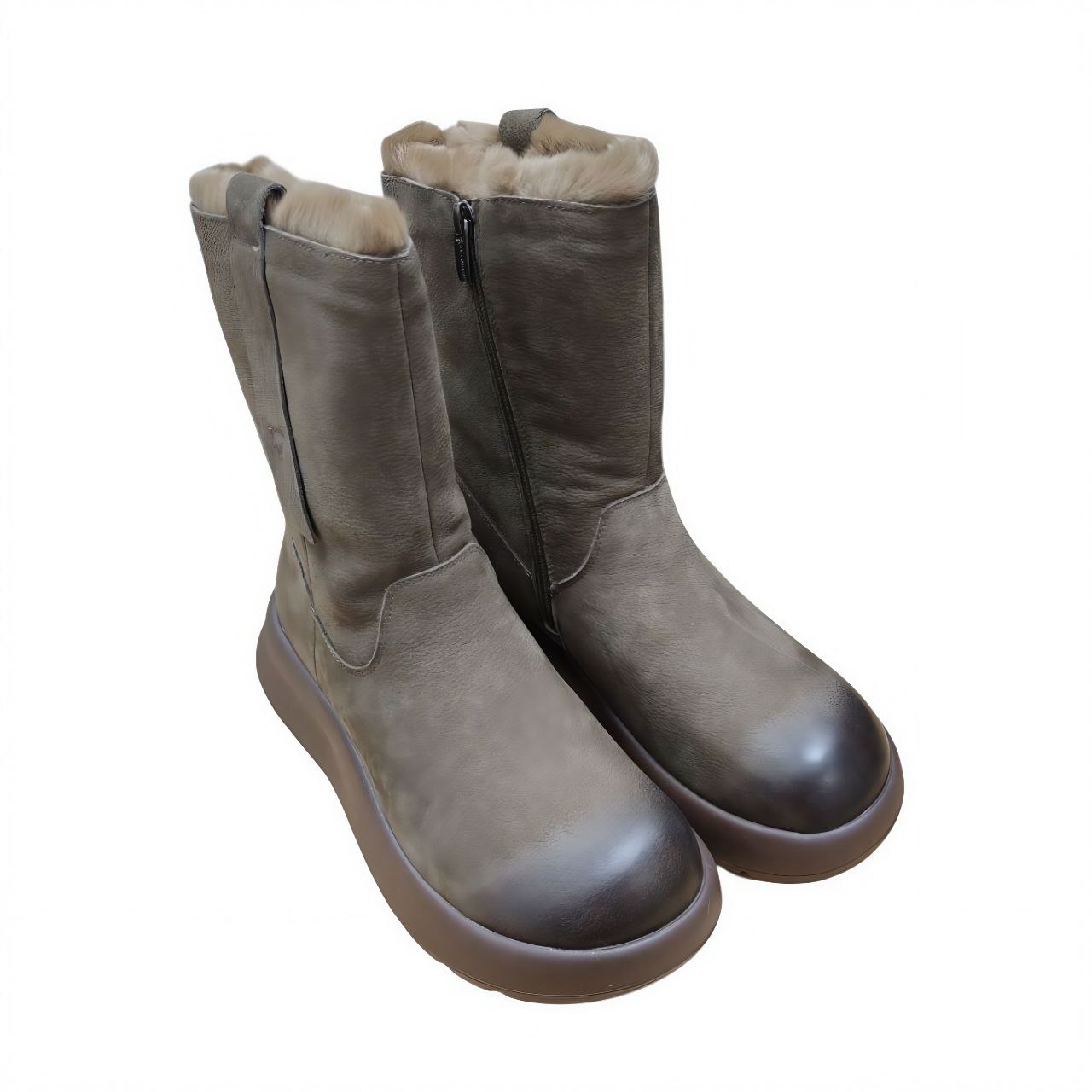 [Z53-ZM201-5], Полусапоги женские, цвет зеленый (LIFEXPERT) / 36 / Зеленый / Полу сапоги / Женский / Зима / Да / Lifexpert