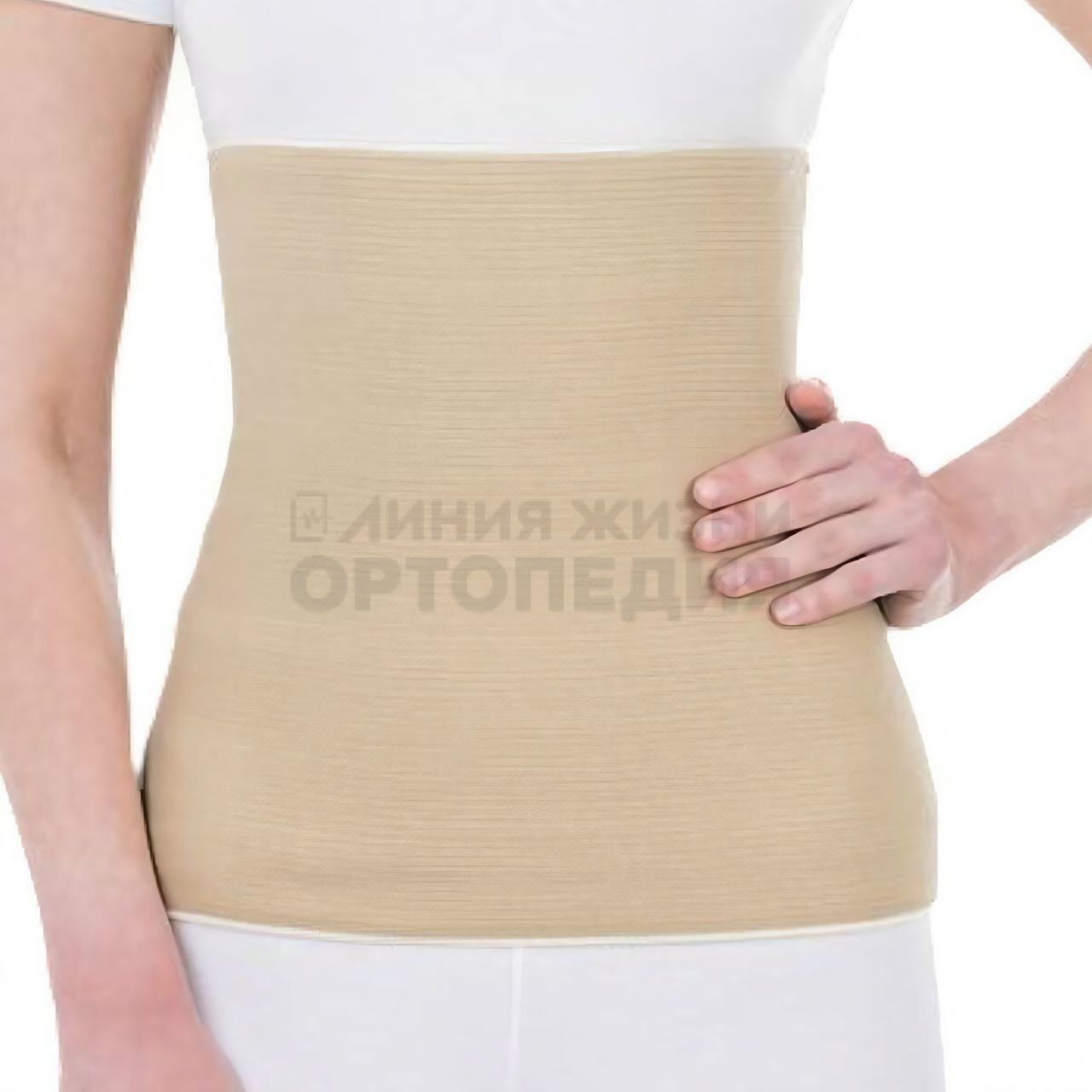 [DO112], Бандаж термоэластичный согревающий противорадикулитный Еврокомфорт 80% шерсти