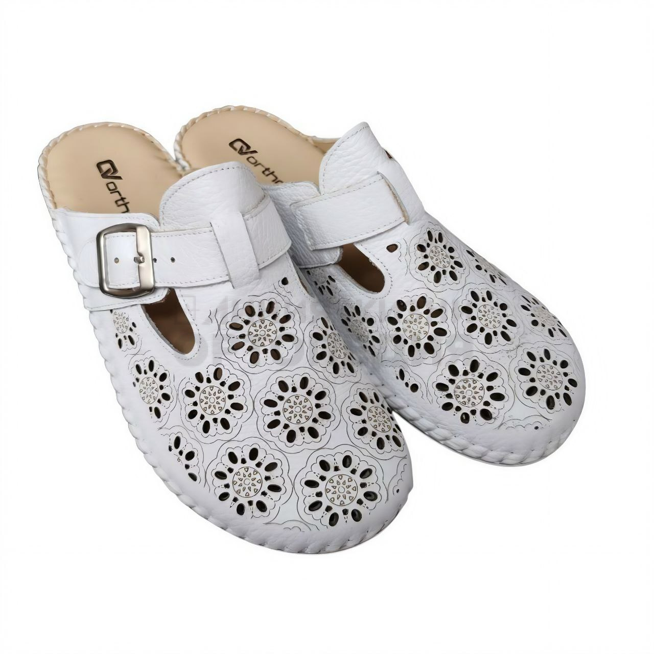 [824]Туфли летние открытые женские, цвет белый (ORTHOVITA COMFORT SHOES)