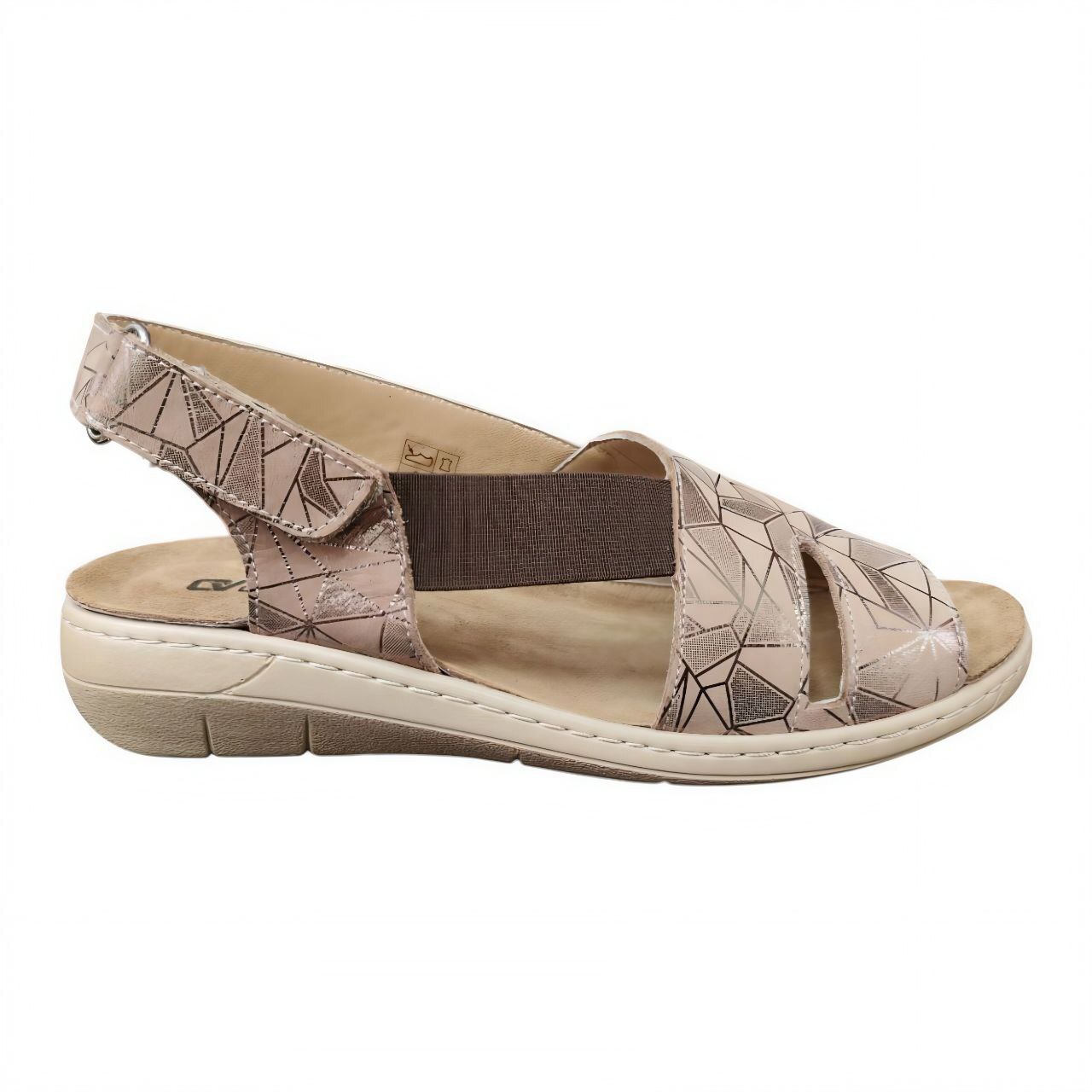 [2831]Сандалии женские, цвет тауп (ORTHOVITA COMFORT SHOES)