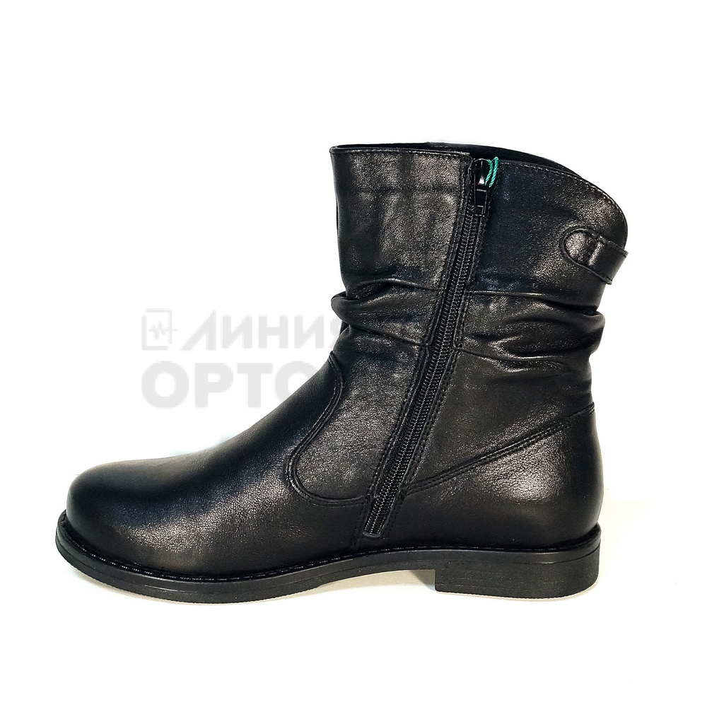 812186, Женские полусапоги демисезонные  черный, 36