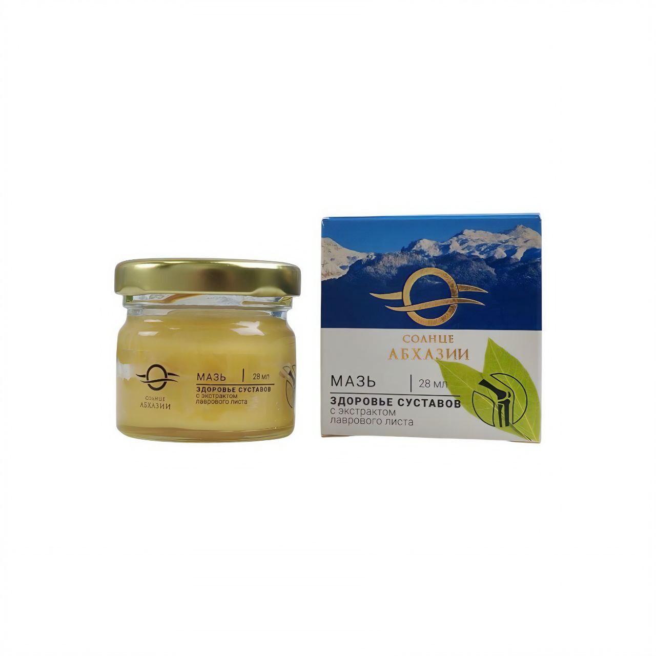 Мазь "Здоровье суставов" "Солнце Абхазии" стекло 28мл.