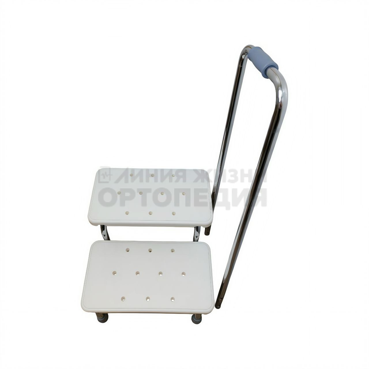 KJT569, Лесенка для ванной с поручнем