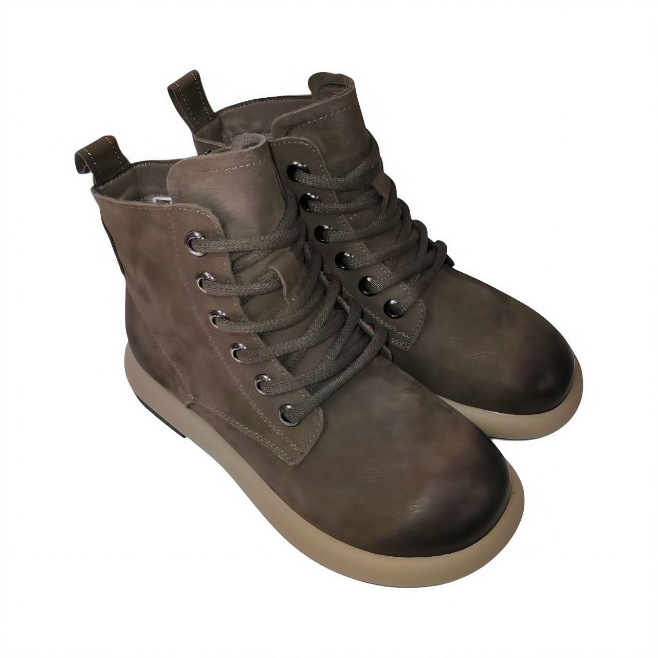 [Z53-ZM205-2]Ботинки женские, цвет зеленый (LIFEXPERT)