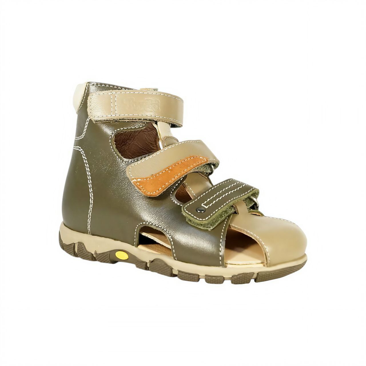 [TW-272 ]Туфли ортопедические малосложные / 27 / зеленый камуфляж / Сандалии / Мальчик / Лето / Да / TWICI