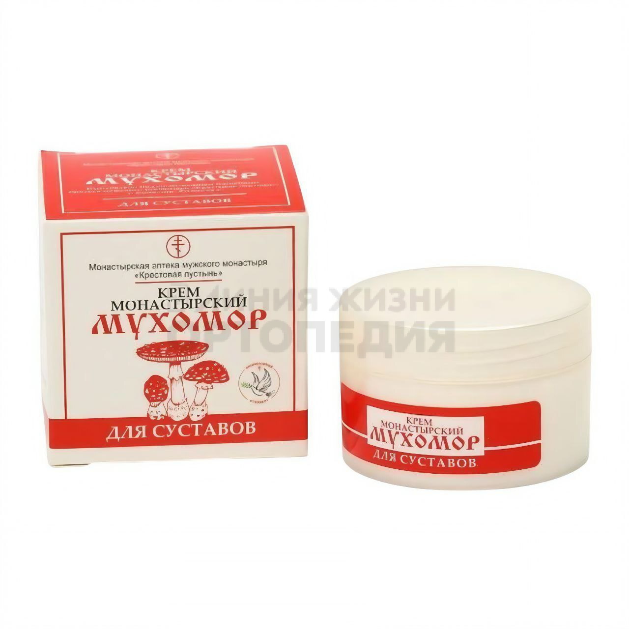Крем Монастырский мухомор для суставов .Пластик 50мл.