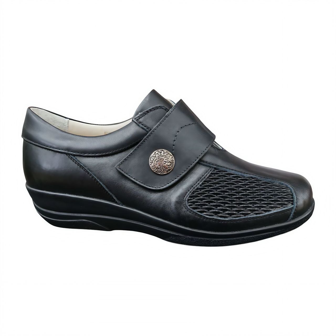 [1879]Туфли женские, цвет черный (ORTHOVITA COMFORT SHOES)