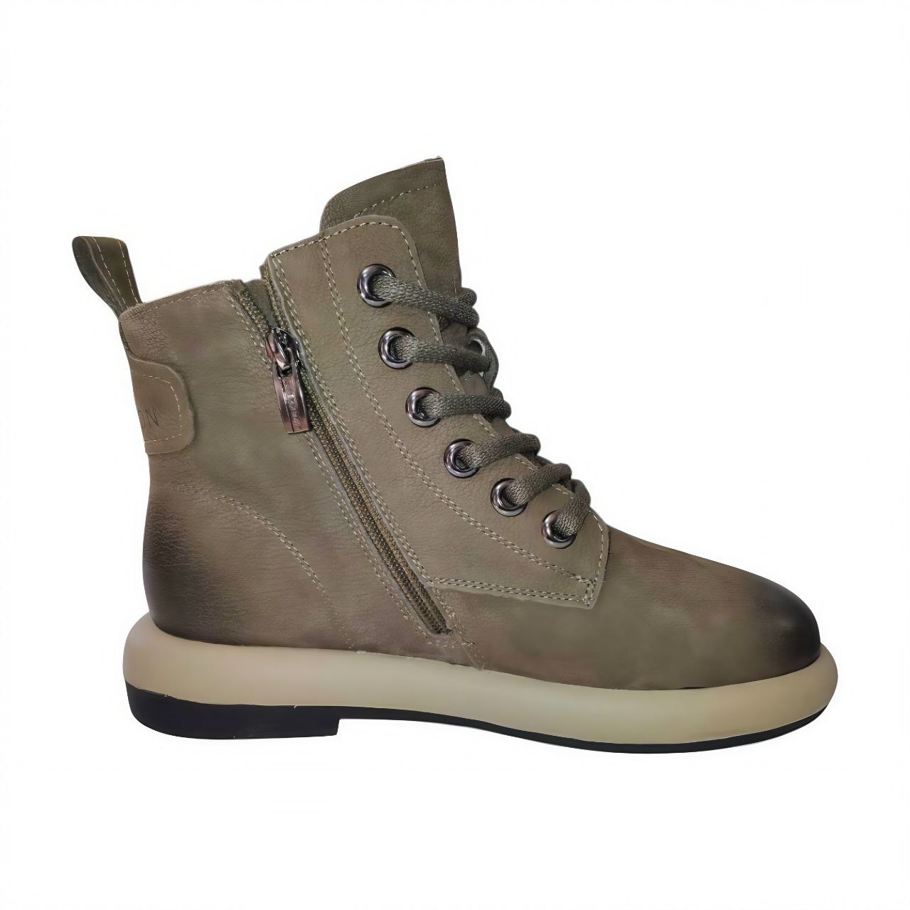 [Z53-ZM205-2]Ботинки женские, цвет зеленый (LIFEXPERT)