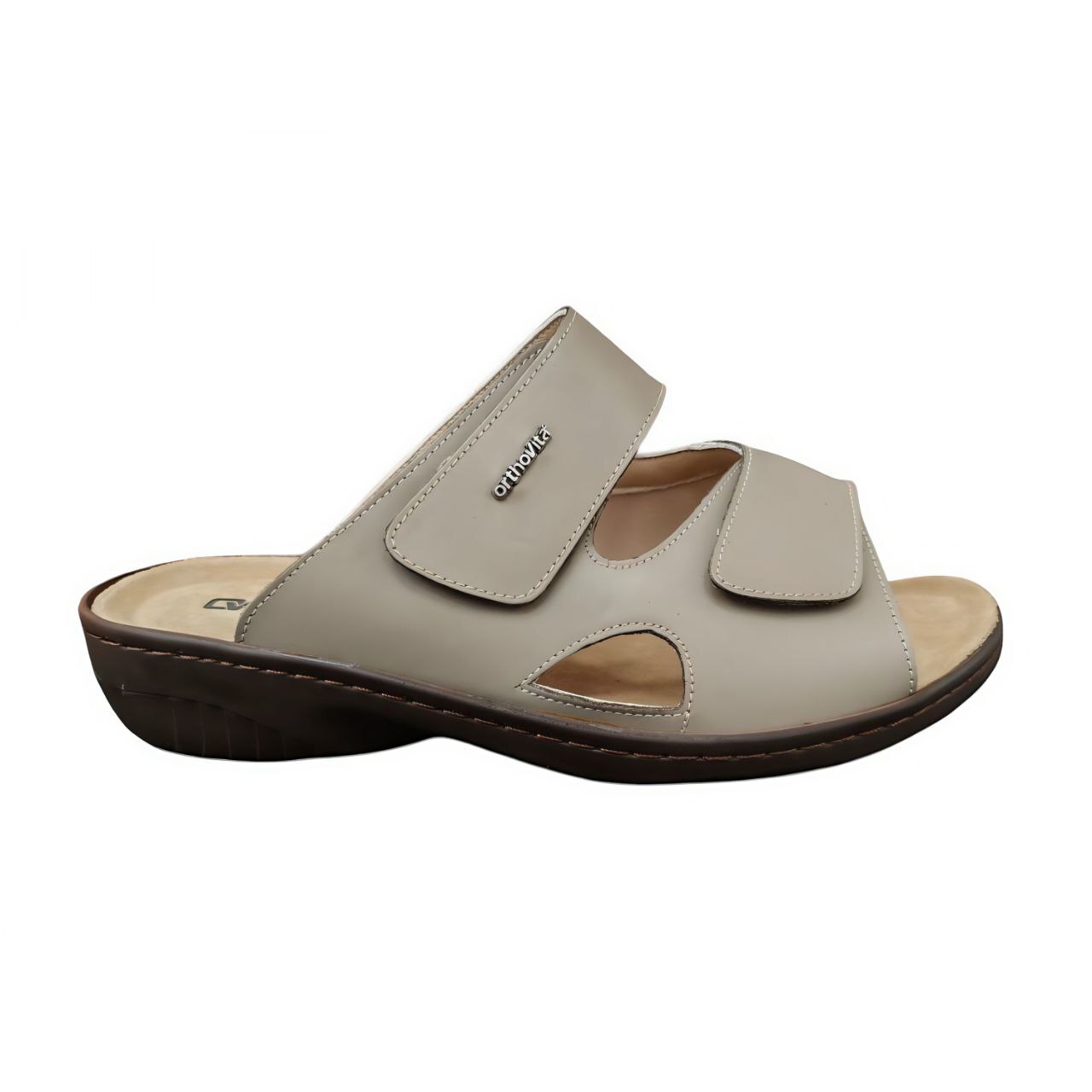 Шлепанцы женские, цвет тауп (ORTHOVITA COMFORT SHOES)