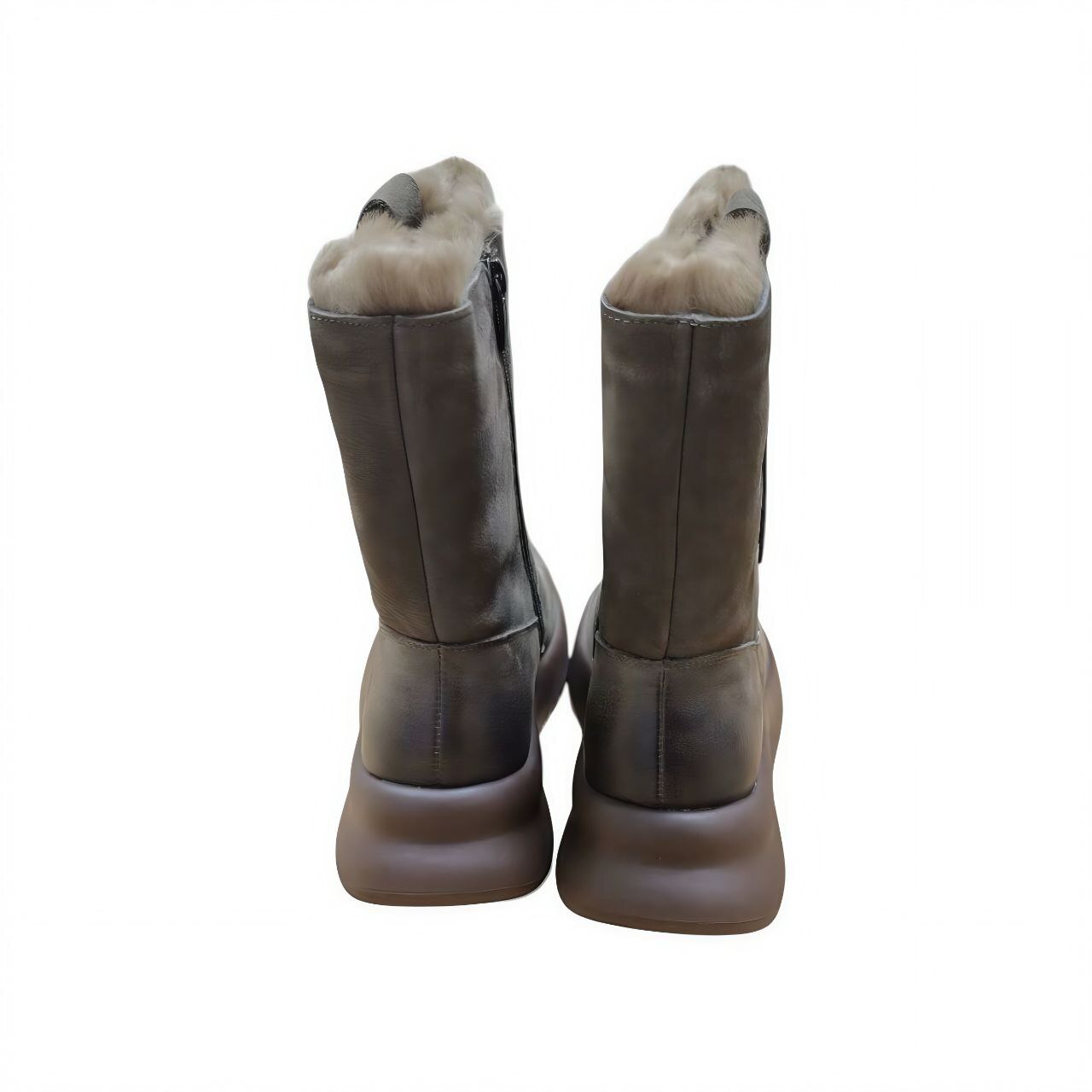 [Z53-ZM201-5], Полусапоги женские, цвет зеленый (LIFEXPERT)