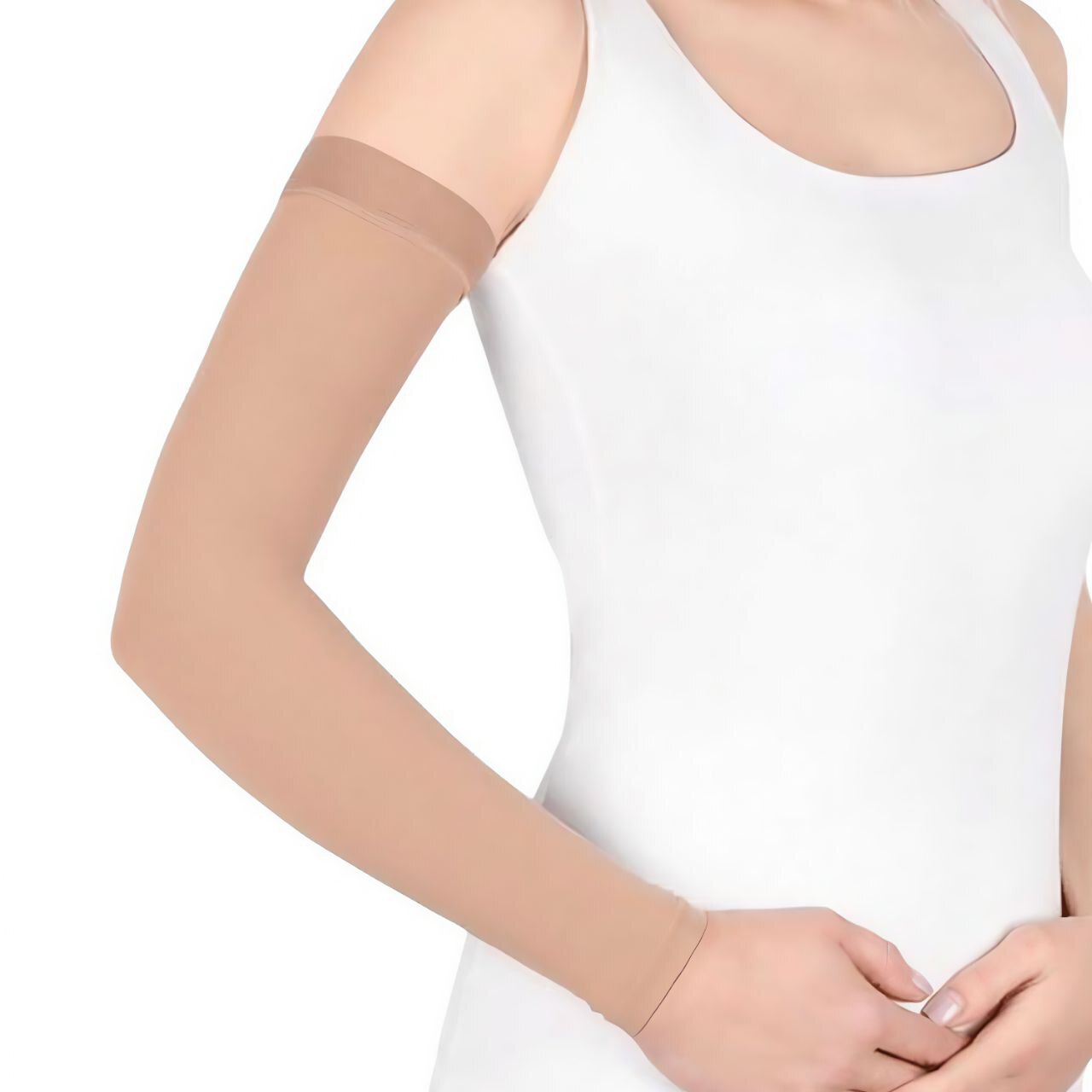 [77360]Рукав без перчатки на резинке / Б/Н / Бежевый / Рукав / Да / Sigvaris