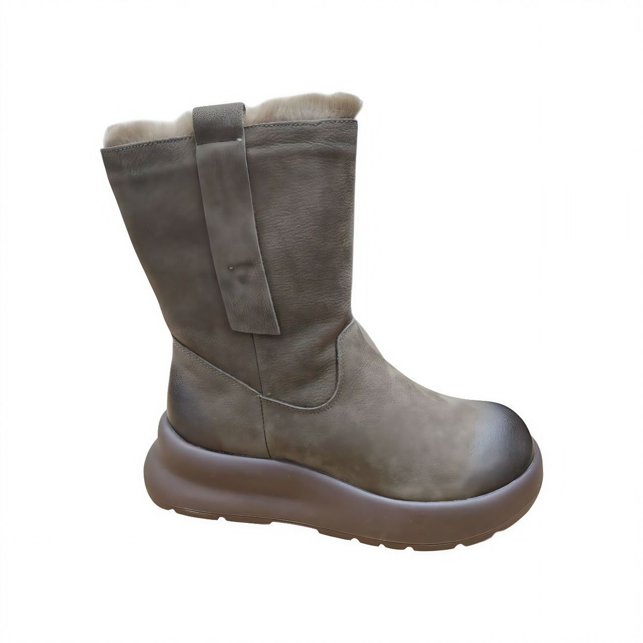 , Полусапоги женские, цвет зеленый (LIFEXPERT)