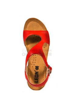 Женские сандалии-сабо красный, 37, 1050RED — интернет-магазин «Линия жизни»