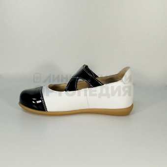 Туфли ортопедические малосложные цв.6-бело-черный, 28, TW-229 — интернет-магазин «Линия жизни»