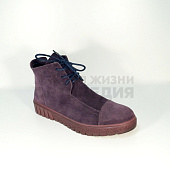 Женские ботинки зимние фиолетовые