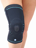 Бандаж на коленный сустав неразъемный с ребрами жесткости, КС-607