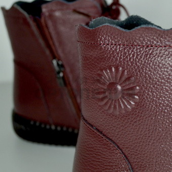 Ботинки женские бордовый, 37, LQ5005-3 — Аданекс