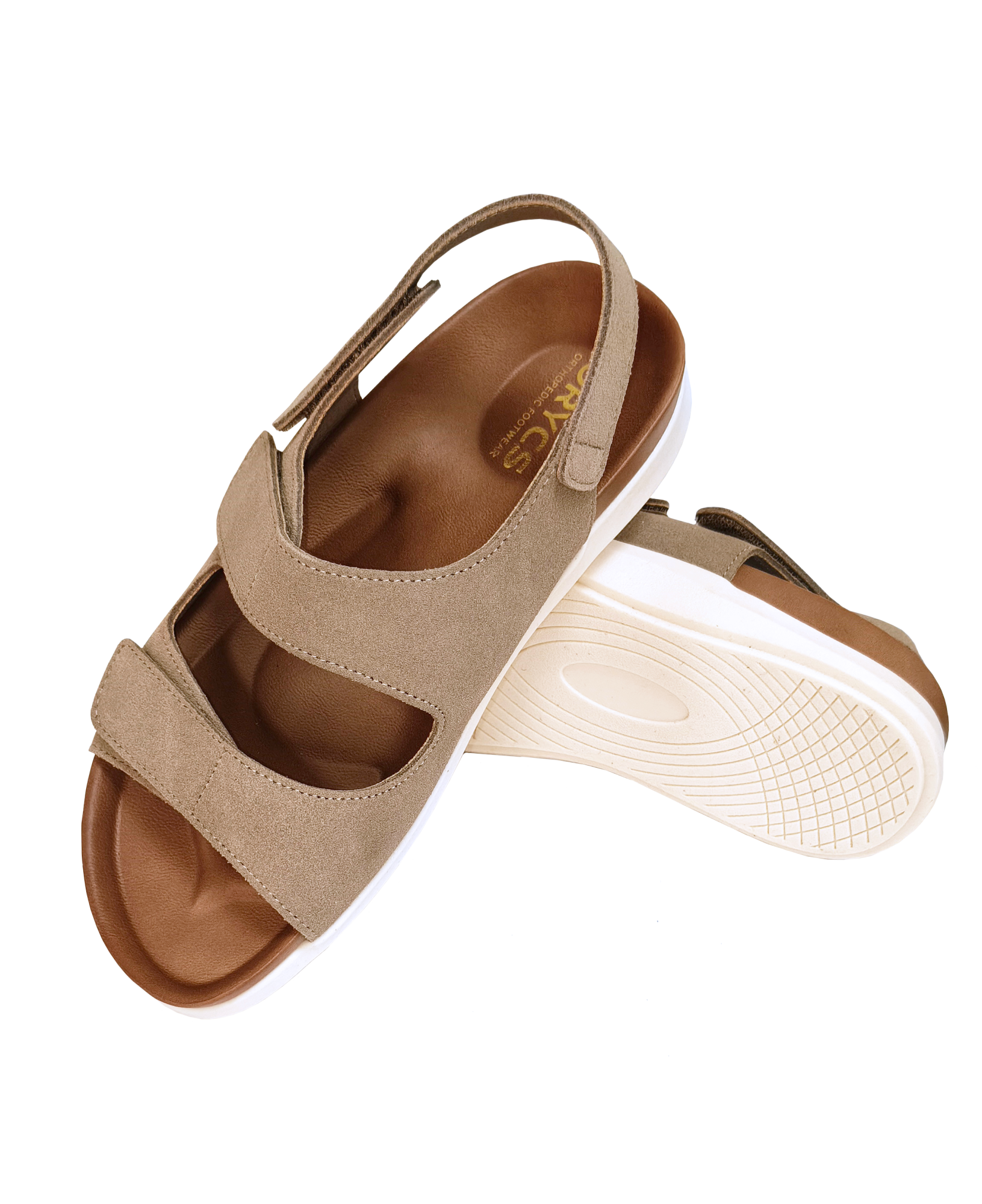 [F01-M9200-8] Сандалии женские ORYCS, цвет бежевый