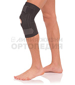Бандаж на коленный сустав Coolmax с пружинами черный, Т.44.12 — ID 