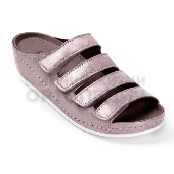 LM-703N.046B  39473, Обувь ортопедическая малосложная LUOMMA женская туфли розовое серебро,  41