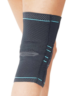 Бандаж на коленный сустав неразъемный с ребрами жесткости, L, КС-607 — интернет-магазин «Линия жизни»