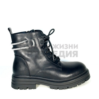 Ботинки женские чёрный , 39, Б0132-К/Ш