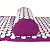 Акупунктурный коврик с валиком в чехле